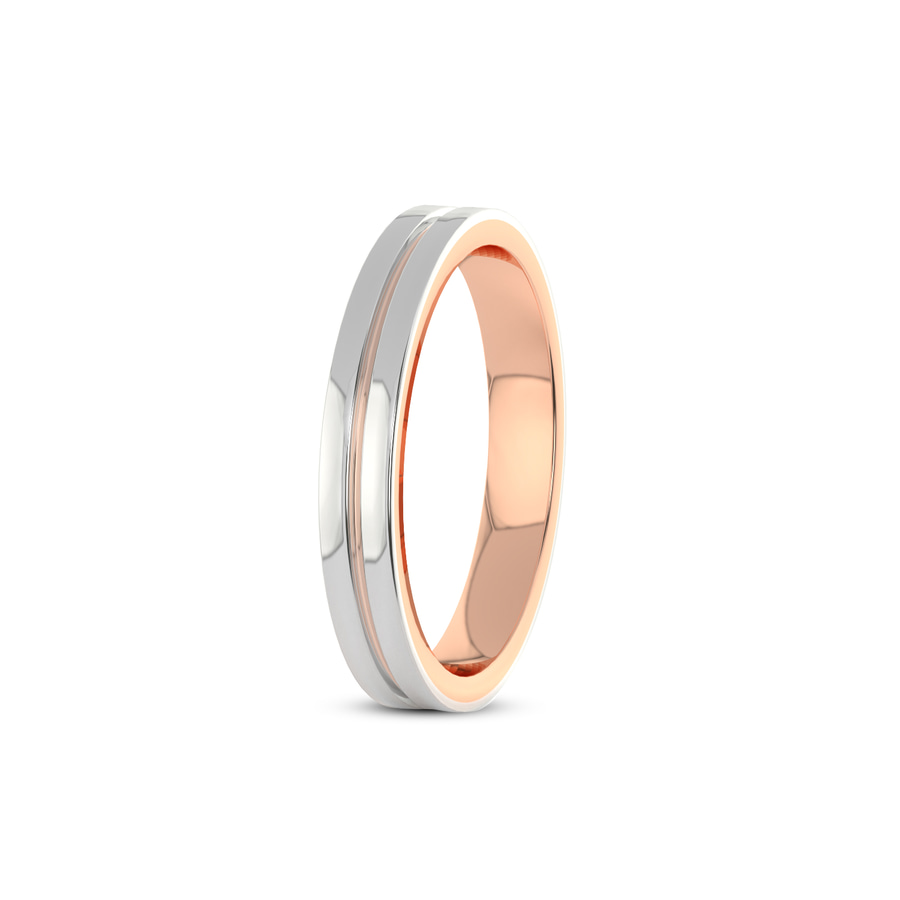 14ct Rose Gold Passion Couple Rings her left