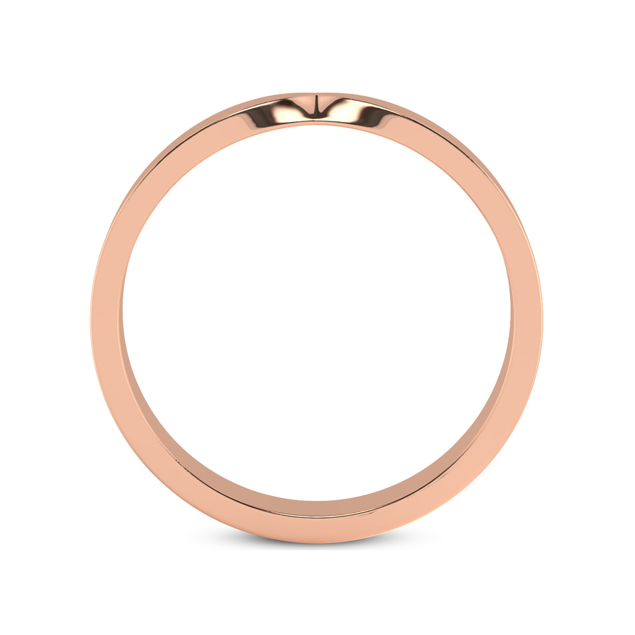 10kt Rose Gold Everlasting Love Couple Rings (1/5 Ct. Tw.) right