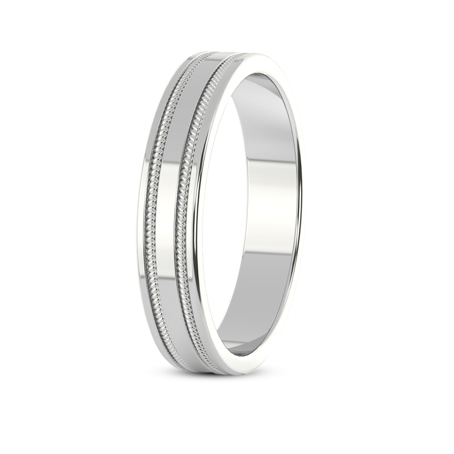 10kt White Gold Irreplaceable Love Couple Rings left
