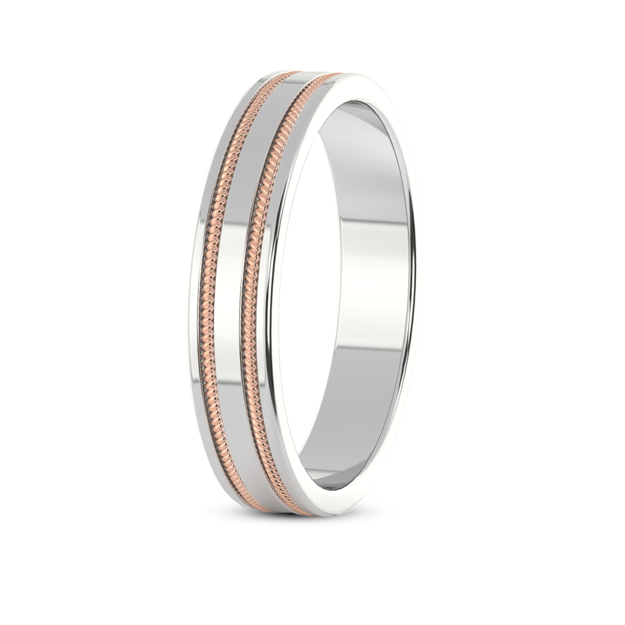 18kt Rose Gold Irreplaceable Love Couple Rings left