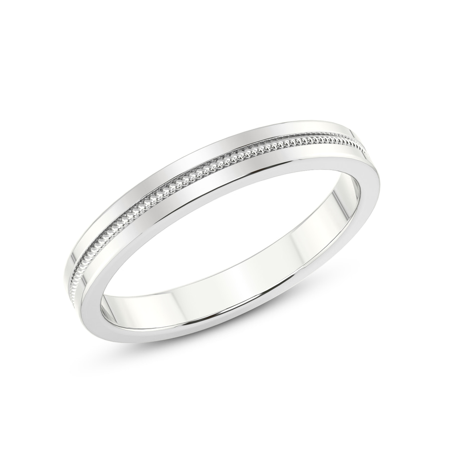 10kt White Gold Irreplaceable Love Couple Rings her top