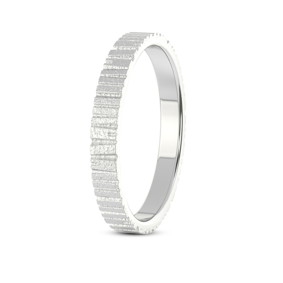 10kt White Gold Classic His & Her Couple Rings left