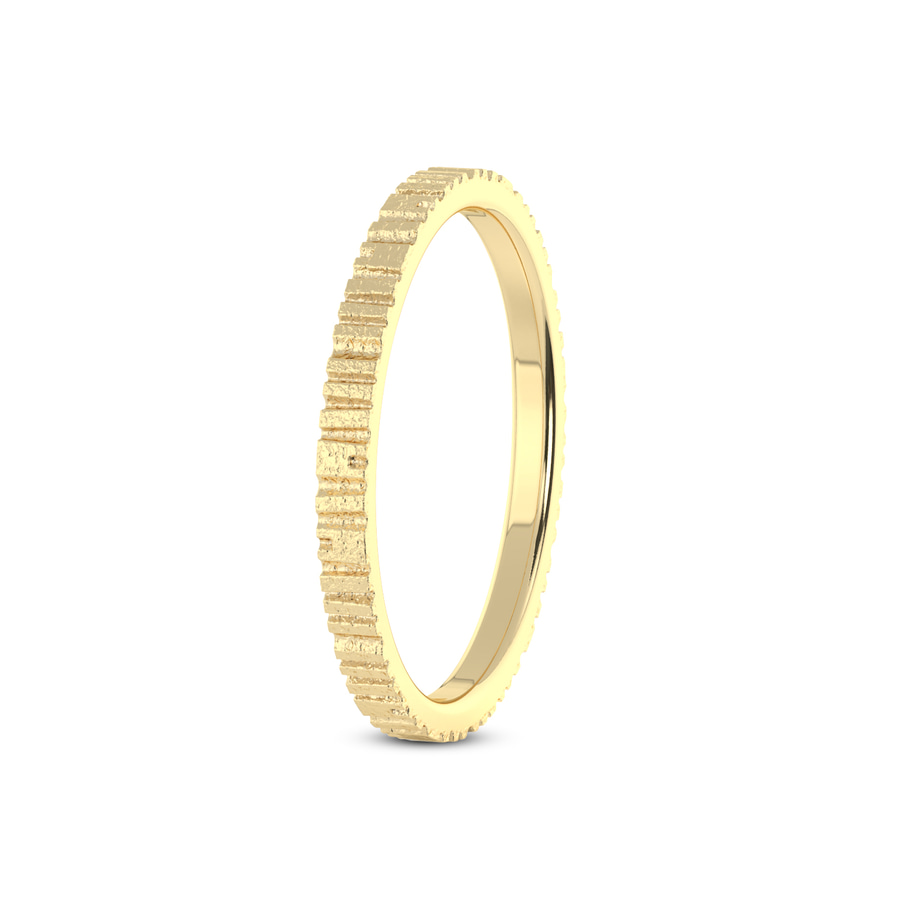 10kt Yellow Gold Classic His & Her Couple Rings her left