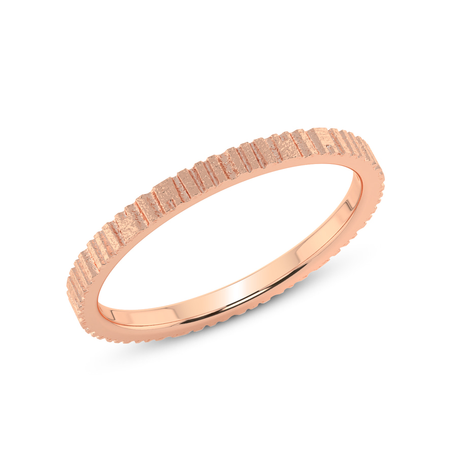 14kt Rose Gold Classic His & Her Couple Rings her top