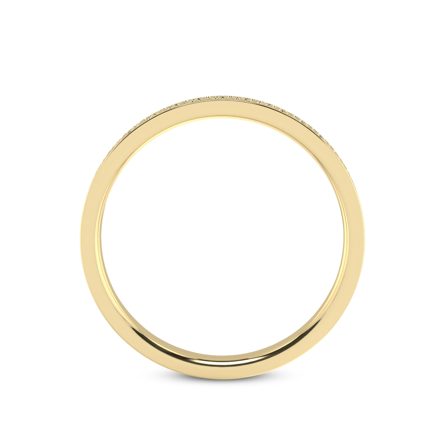 10kt Yellow Gold Endless Love Couple Rings her right