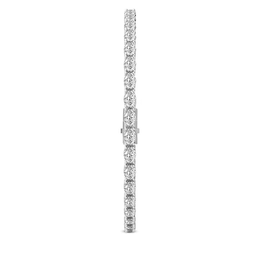Platinum Aldea Oval Lab Diamond Tennis Bracelet (20 Ct. Tw.) standing product image one