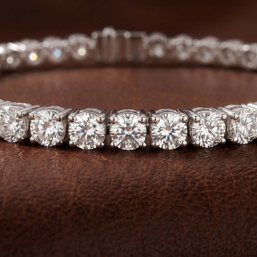 14kt White Gold Darcy Round Lab Diamond Tennis Bracelet (2 Ct. Tw.) color product image one