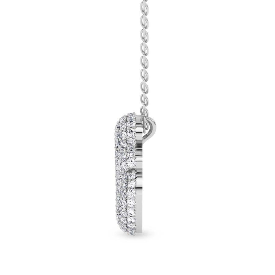 Platinum Lab Diamond Initial G Necklace (1 Ct. Tw.) right