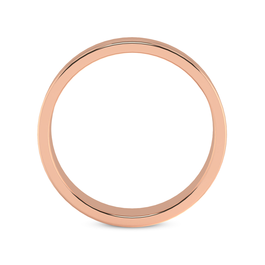 18kt Rose Gold Forever Men's Band right