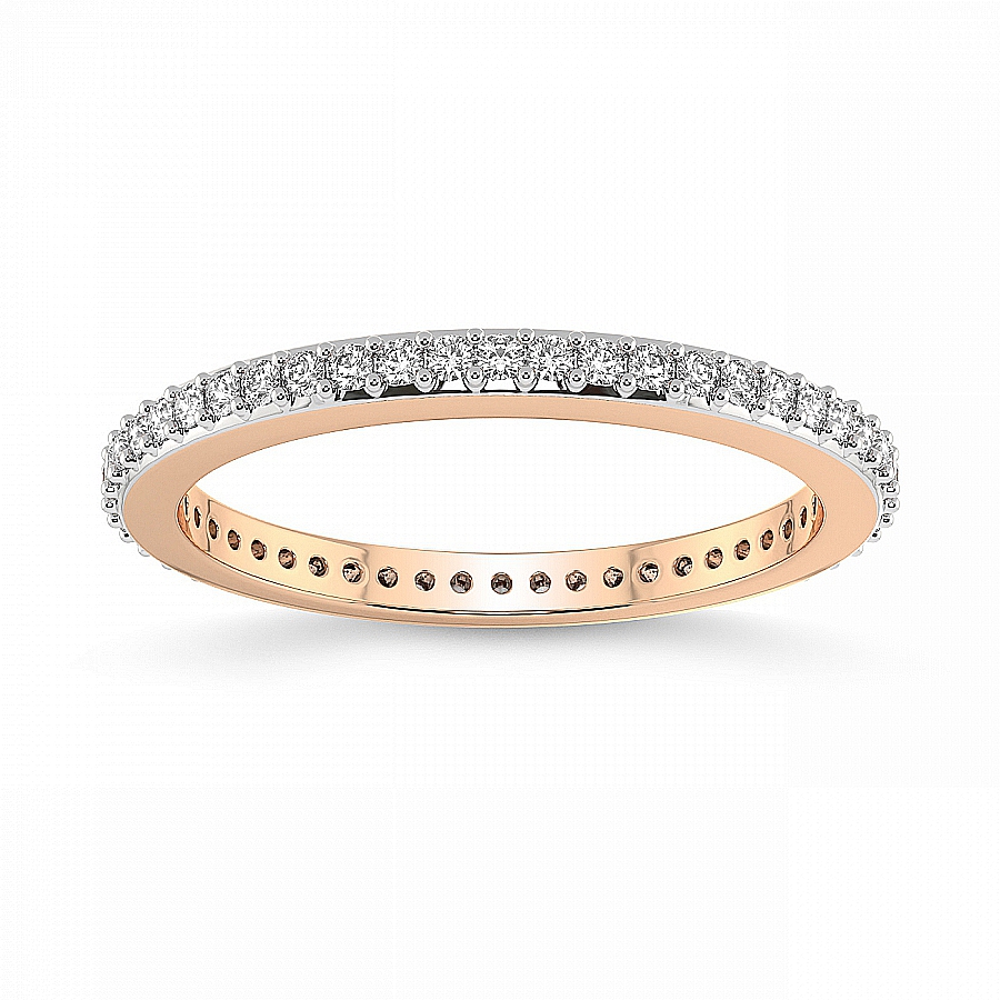 14ct Rose Gold Nora Wedding Band (3/8 Ct. Tw.) front image