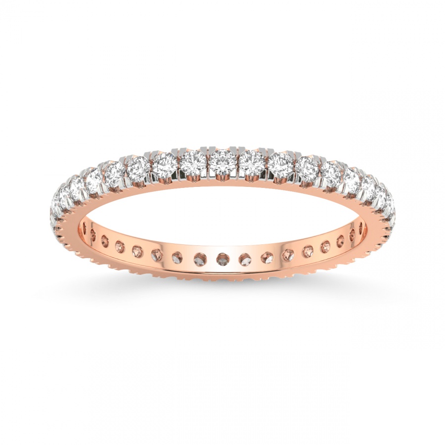 10kt Rose Gold Maya Wedding Band (1/2 Ct. Tw.) front image