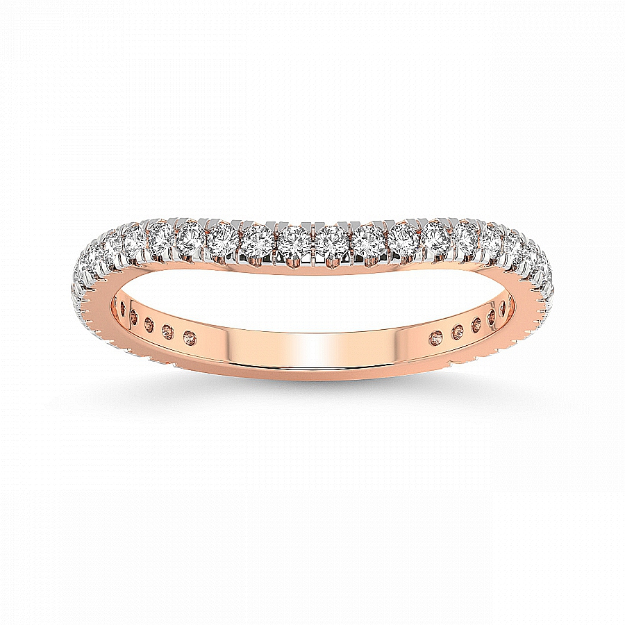 14kt Rose Gold Zea Wedding Band (1/3 Ct. Tw.) front image