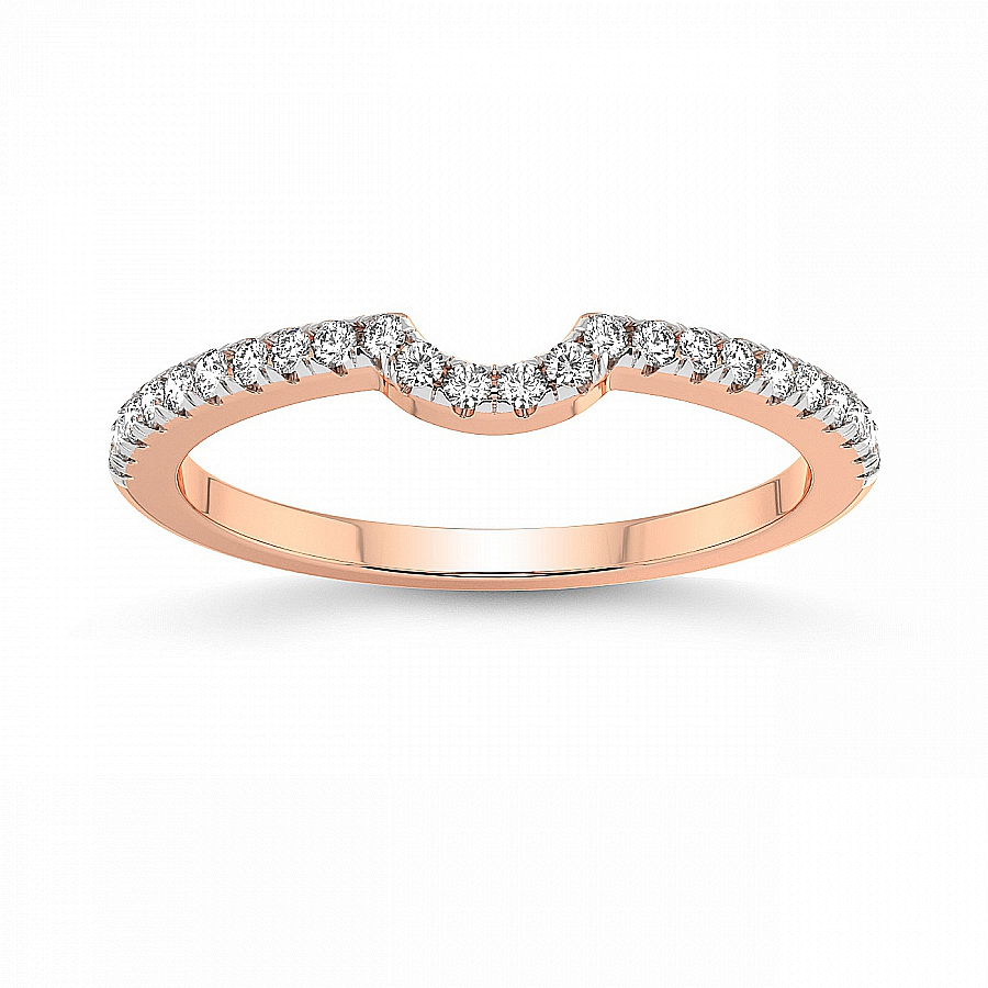 14kt Rose Gold Aya Wedding Band (1/3 Ct. Tw.) front image