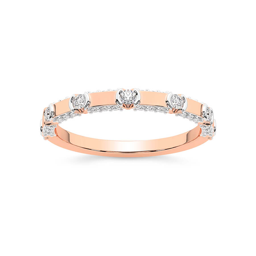 18kt Rose Gold Solne Wedding Band (3/8 Ct. Tw.) front image