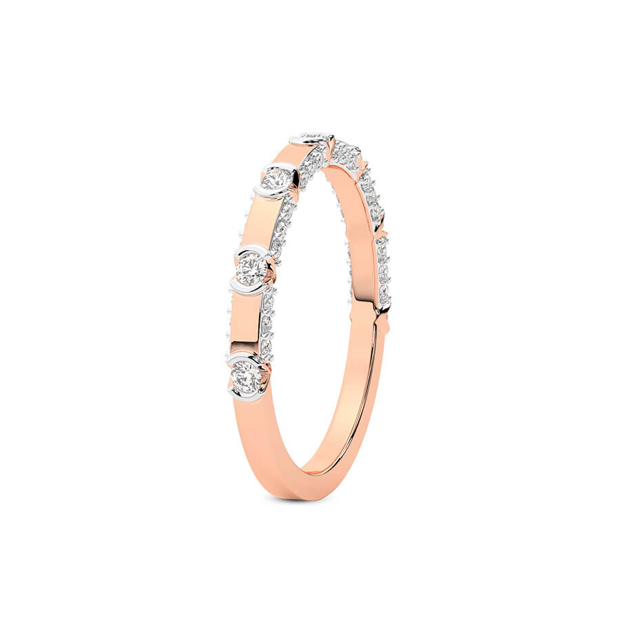 18kt Rose Gold Solne Wedding Band (3/8 Ct. Tw.) left
