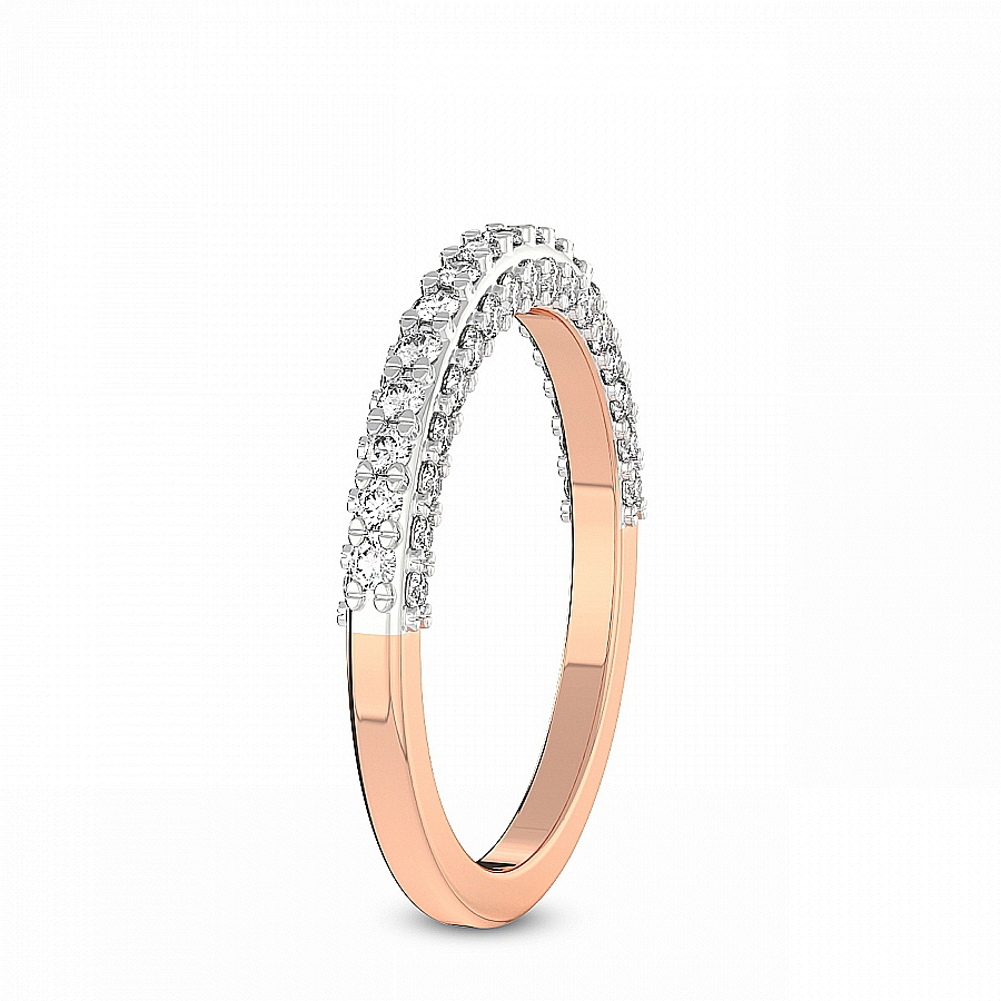 14kt Rose Gold Kai Wedding Band (5/8 Ct. Tw.) left
