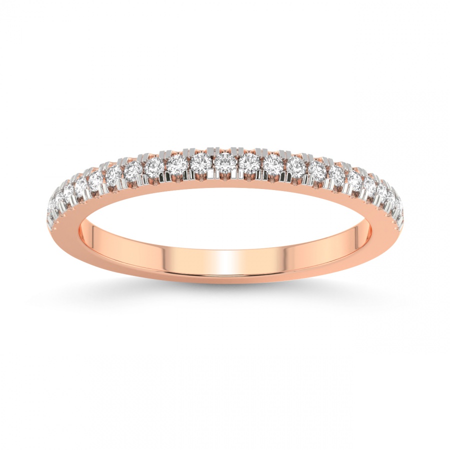 10kt Rose Gold Gala Wedding Band (1/4 Ct. Tw.) front image