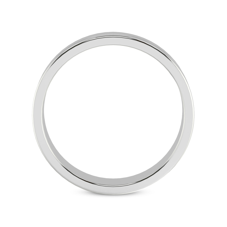 10ct White Gold Forever Men's Band right