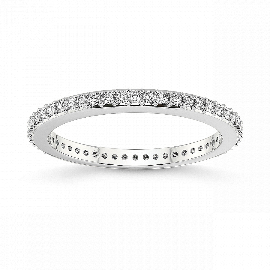9ct White Gold Nora Wedding Band (3/8 Ct. Tw.) front image