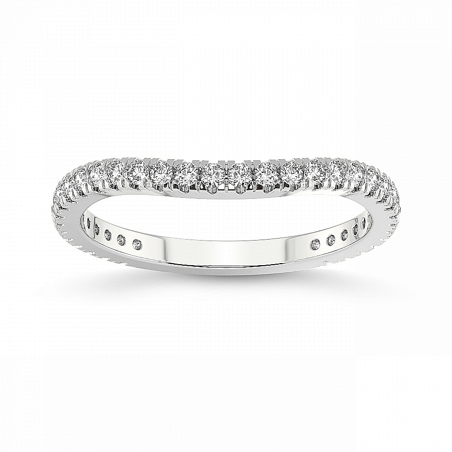 10kt White Gold Zea Wedding Band (1/3 Ct. Tw.) front image