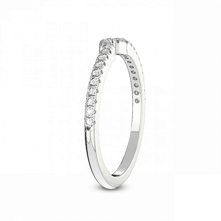 10kt White Gold Aya Wedding Band (1/3 Ct. Tw.) left