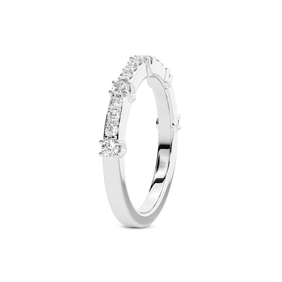 10kt White Gold Margot Wedding Band (1/3 Ct. Tw.) left