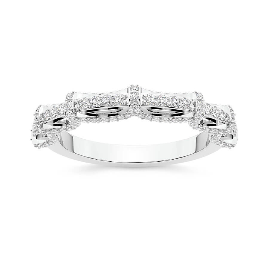 Platinum lise Wedding Band (1/2 Ct. Tw.) front image