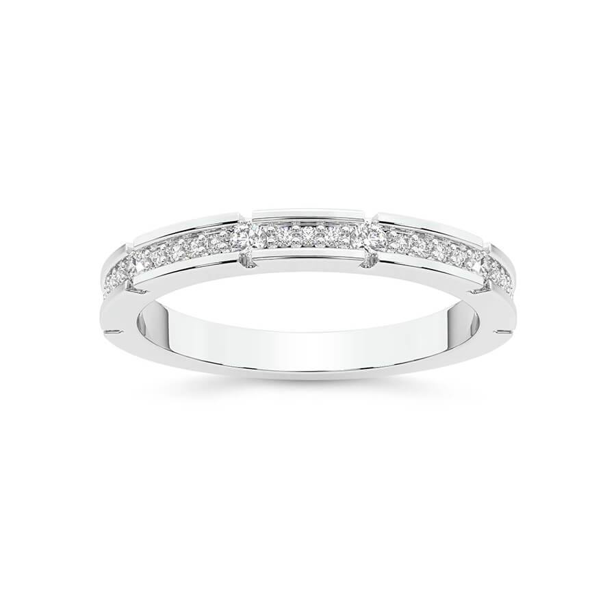 10kt White Gold Aurlie Wedding Band (1/4 Ct. Tw.) front image