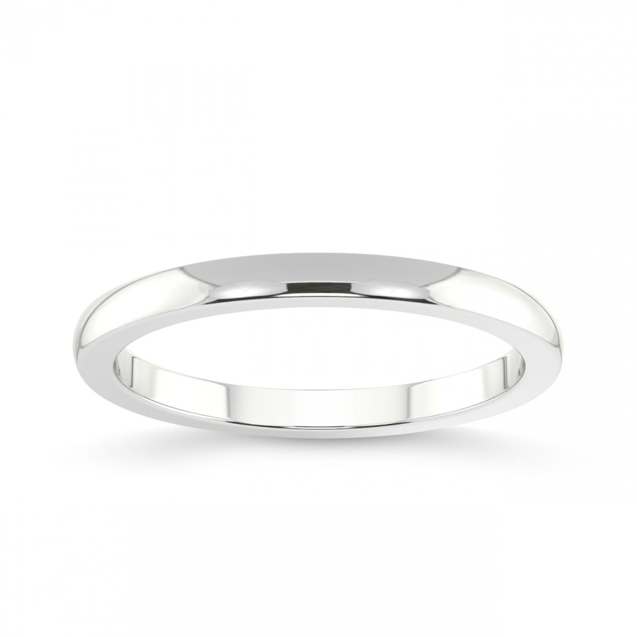 10kt White Gold Lia Classic Wedding Band front image