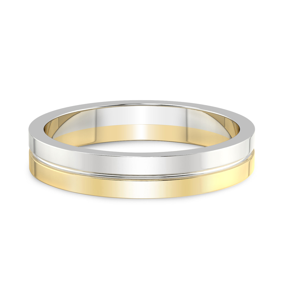 14kt Yellow Gold Amour Men's Band front image
