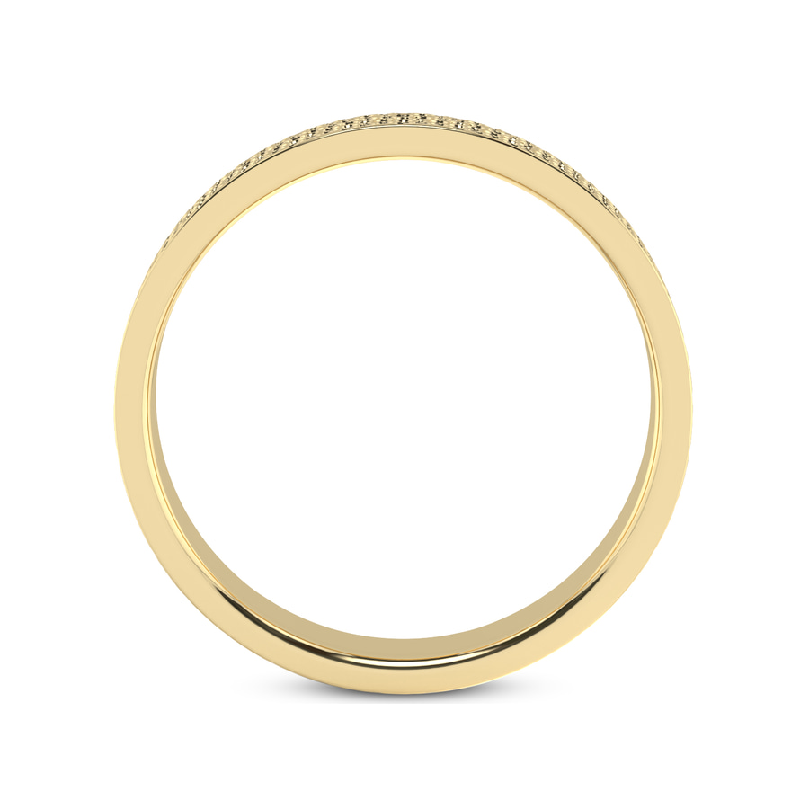 10ct Yellow Gold Sculpted Men's Band right