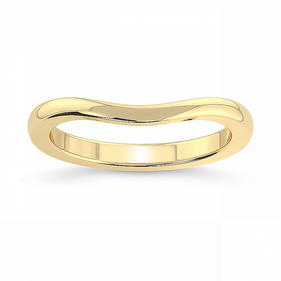 10kt Yellow Gold Hera Petite Wedding Band front image