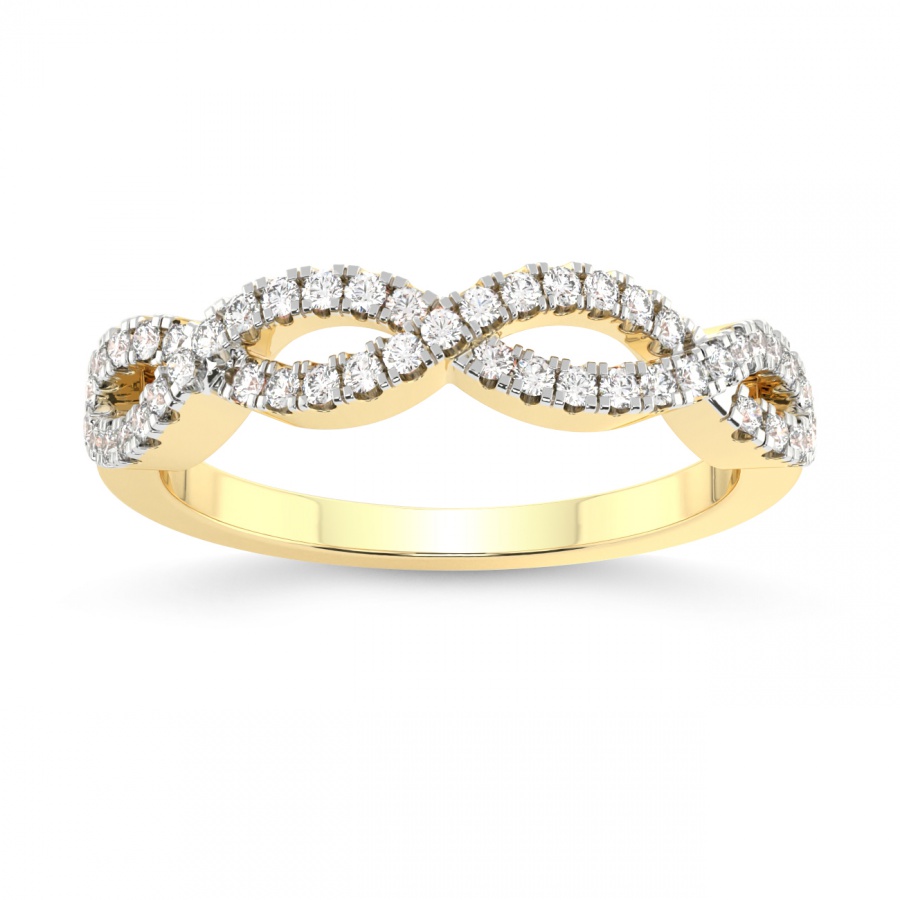 10kt Yellow Gold Laine Wedding Band (1/4 Ct. Tw.) front image