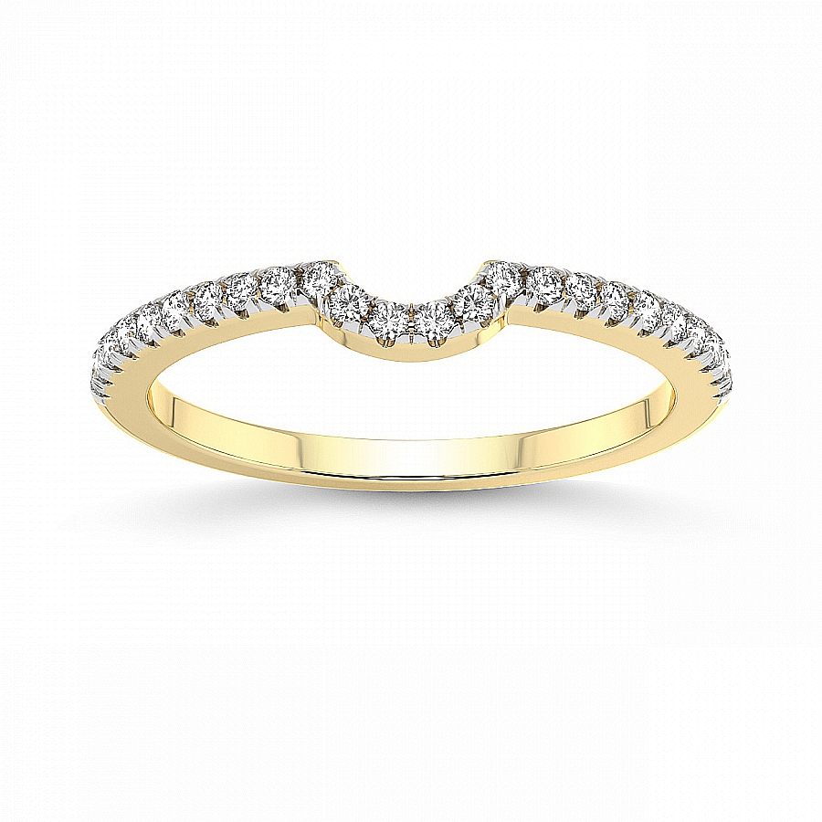18kt Yellow Gold Aya Wedding Band (1/3 Ct. Tw.) front image