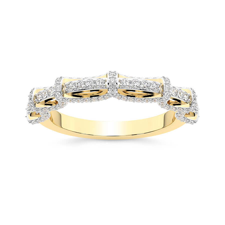 18kt Yellow Gold lise Wedding Band (1/2 Ct. Tw.) front image