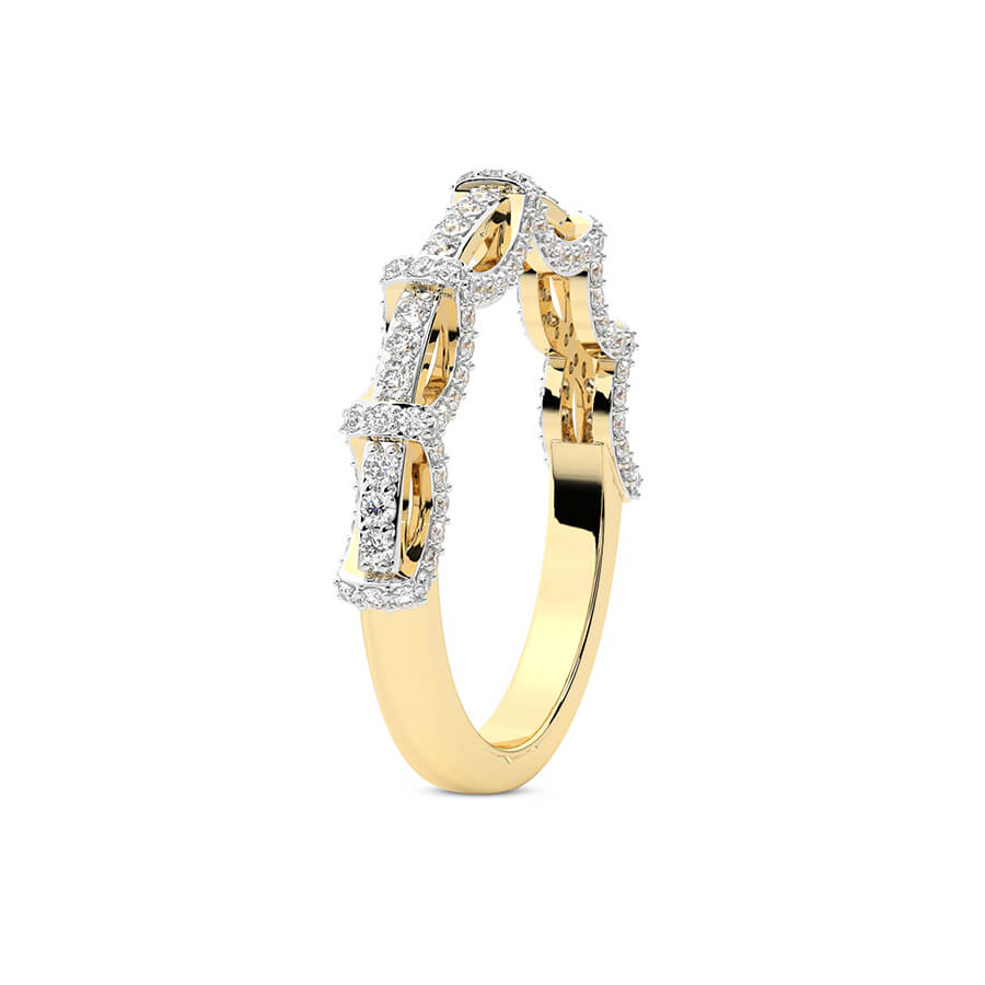 18kt Yellow Gold lise Wedding Band (1/2 Ct. Tw.) left
