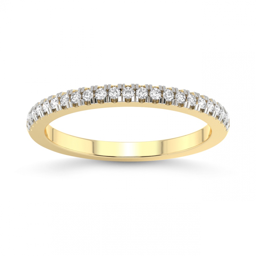 18kt Yellow Gold Gala Wedding Band (1/4 Ct. Tw.) front image