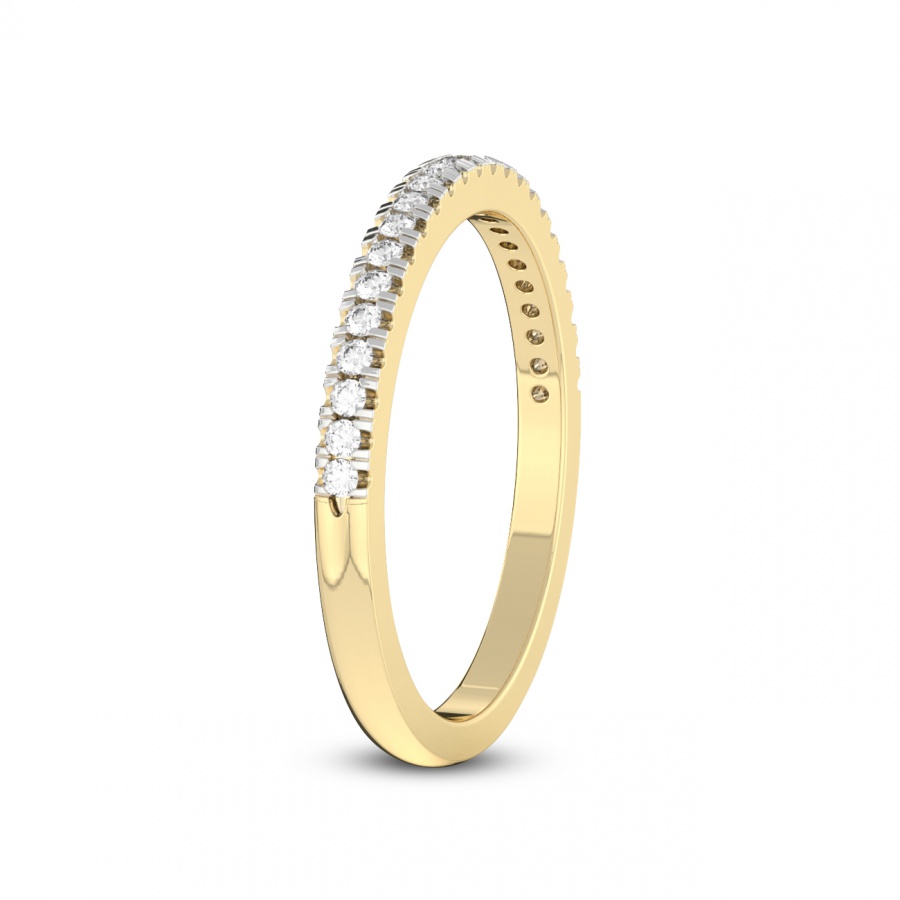 18kt Yellow Gold Gala Wedding Band (1/4 Ct. Tw.) left