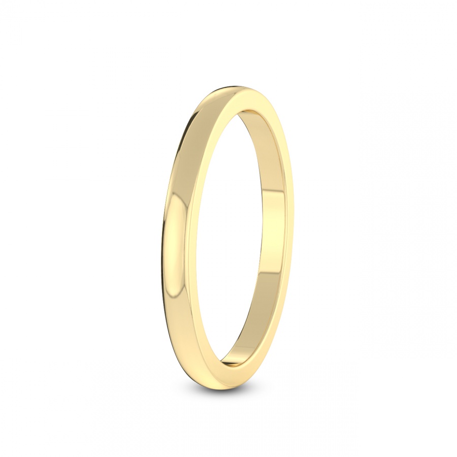 10kt Yellow Gold Lia Classic Wedding Band left