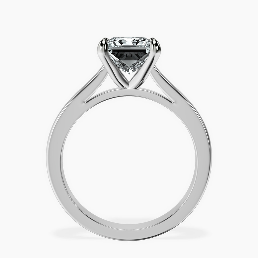 Platinum Teagan Solitaire 2mm Lab Diamond Ring side right image one