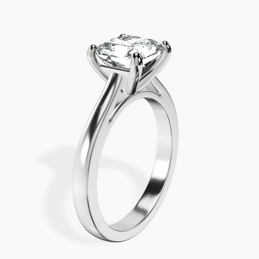 Platinum Teagan Solitaire 2mm Lab Diamond Ring standing product image one