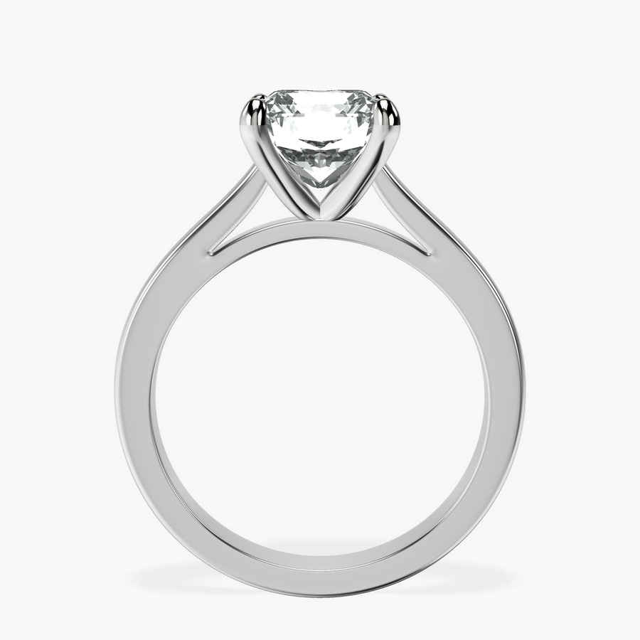 Platinum Teagan Solitaire 2mm Lab Diamond Ring side right image one