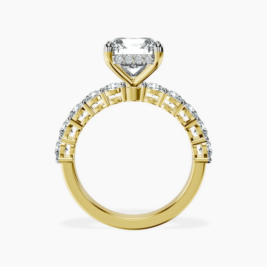 10kt Yellow Gold Elinor Side Round Lab Diamond Ring side right image one