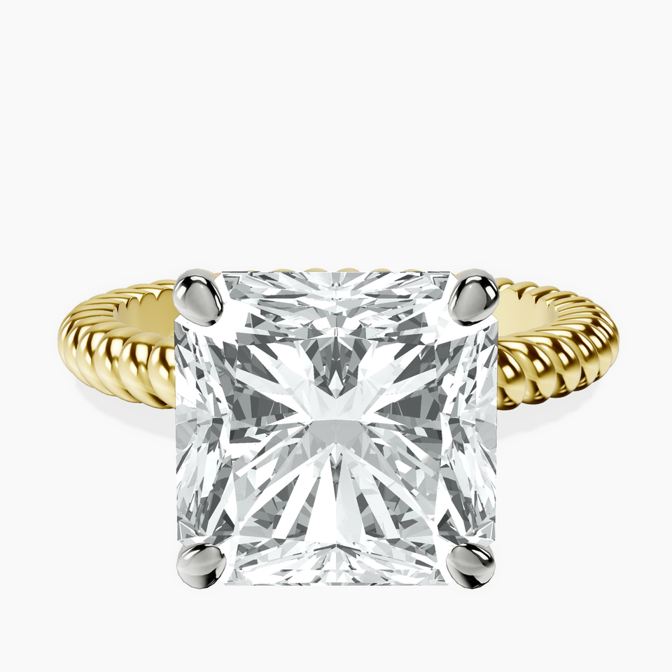 14kt Yellow Gold Sansa Solitaire Lab Diamond Ring front image
