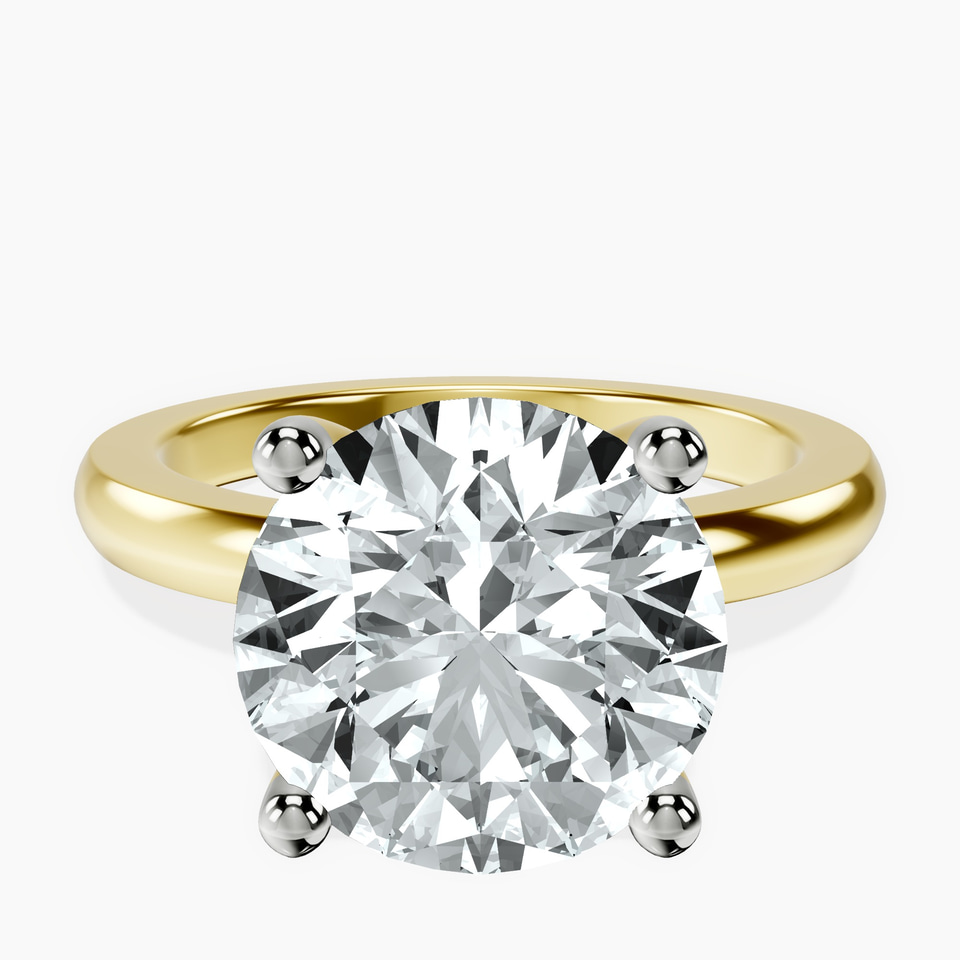 14kt Yellow Gold Quinn Solitaire Lab Diamond Ring front image