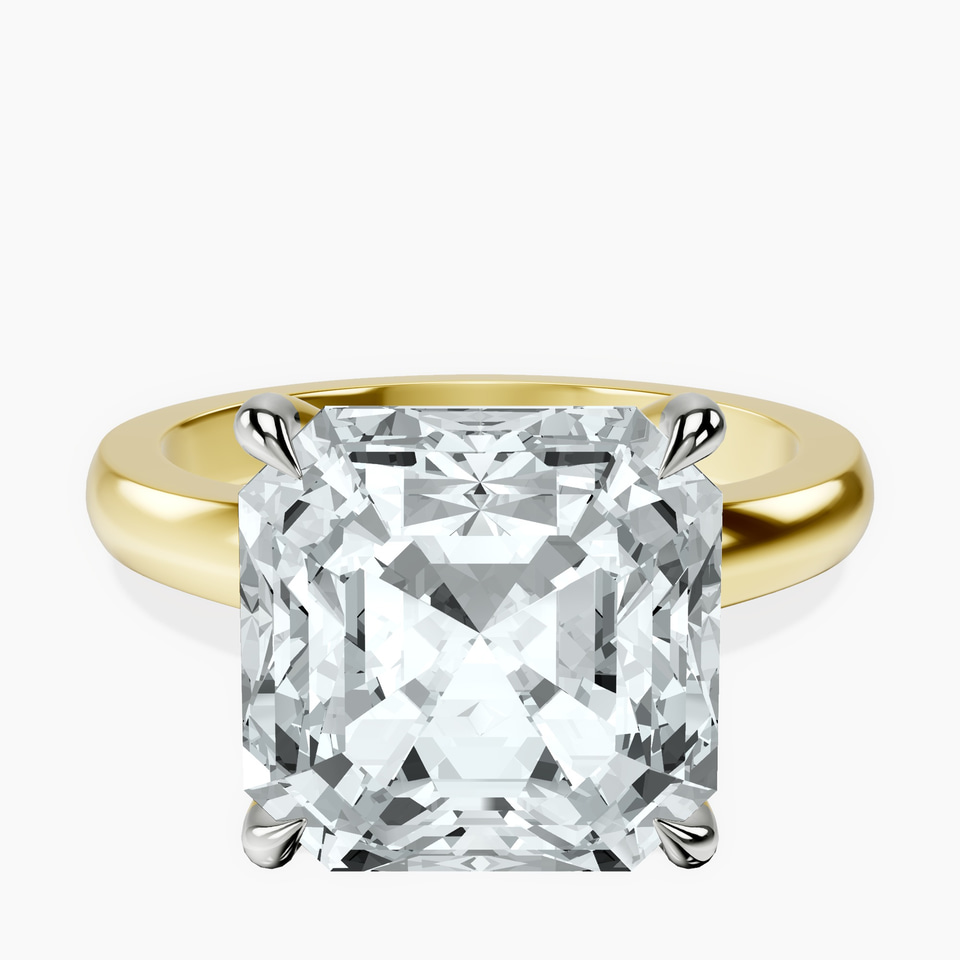 18kt Yellow Gold Arielle Solitaire Lab Diamond Ring front image