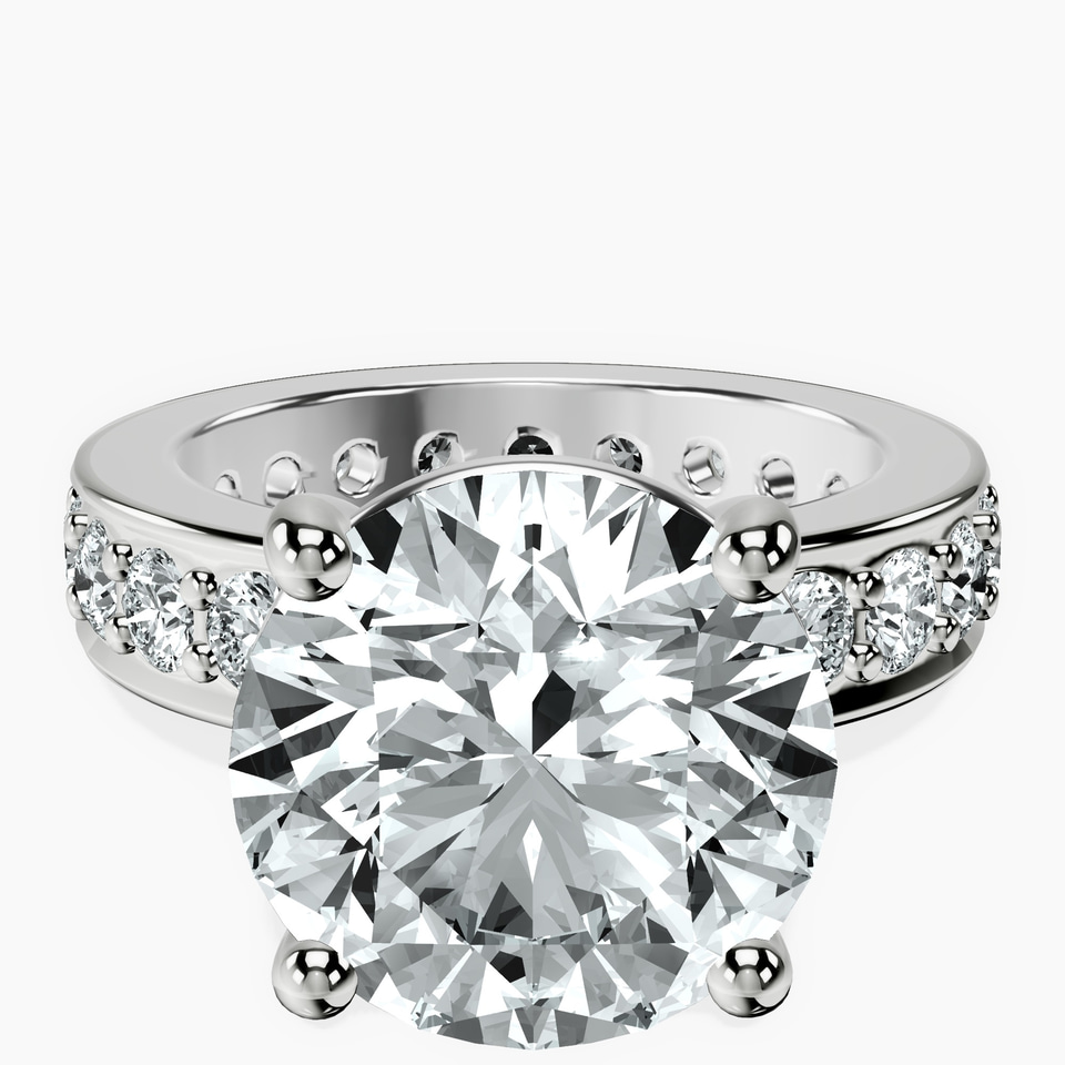 10kt White Gold Madeline Full Eternity Lab Diamond Ring front image
