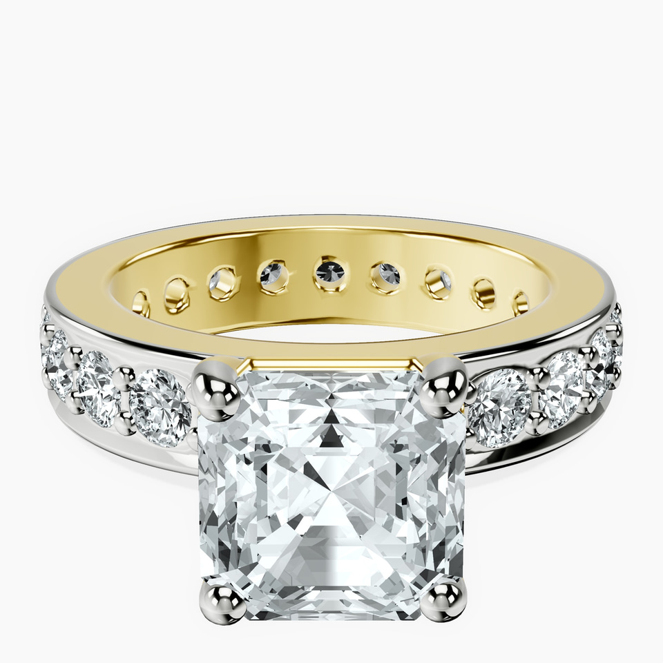 10kt Yellow Gold Madeline Full Eternity Lab Diamond Ring front image