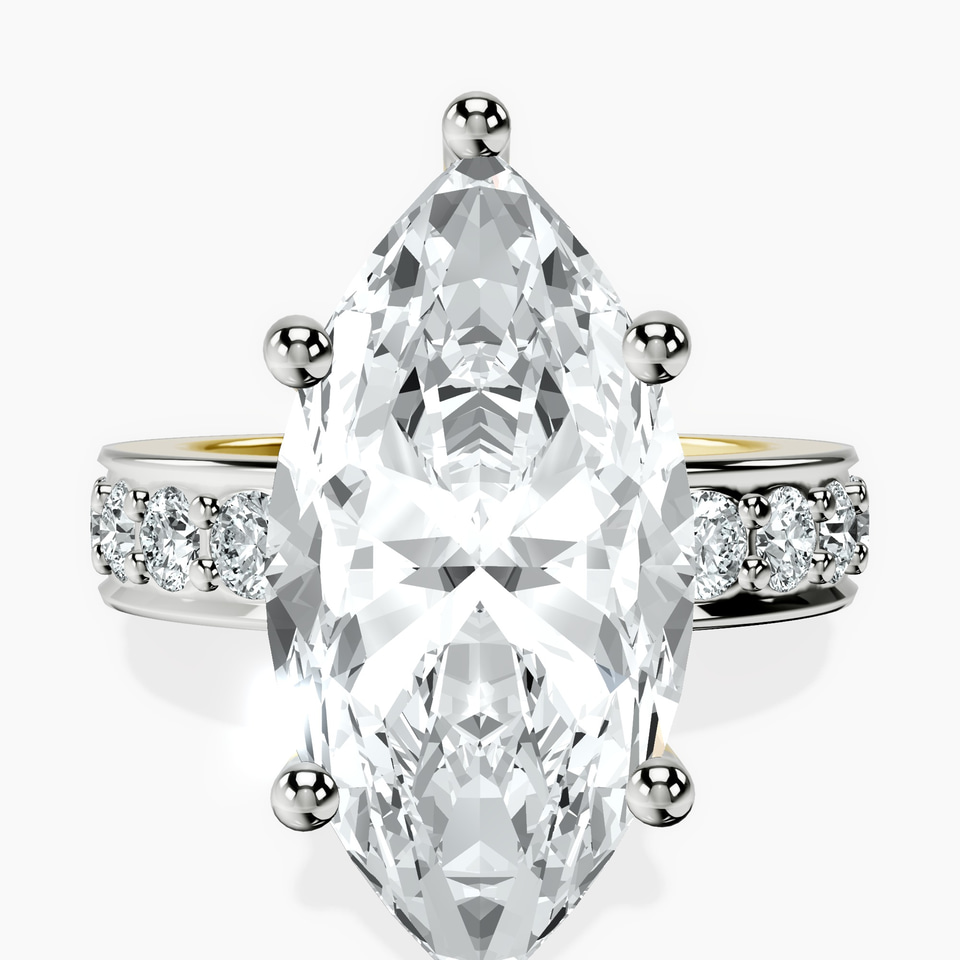 10kt Yellow Gold Madeline Full Eternity Lab Diamond Ring front image