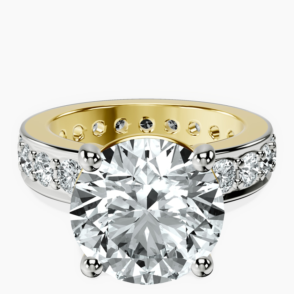 14kt Yellow Gold Madeline Full Eternity Lab Diamond Ring front image